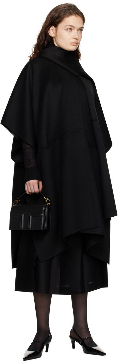 Палта TOTEME TOTEME Doublé Scarf Coat Черно | 251-WRO4321-FB0006, 4