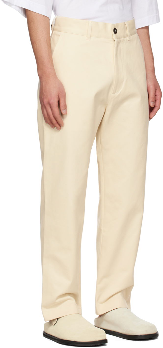Панталони Studio Nicholson Studio Nicholson Bill Trousers Бежово | BILL SNM - 082 -, 1