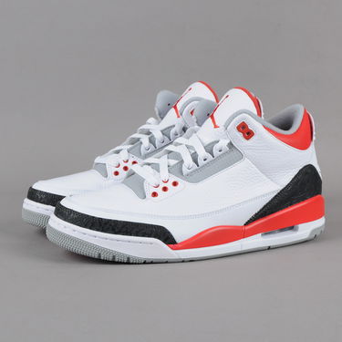 Кецове и обувки Jordan Air Jordan 3 Retro "Fire Red" 2013 Бяло | 136064-120, 0