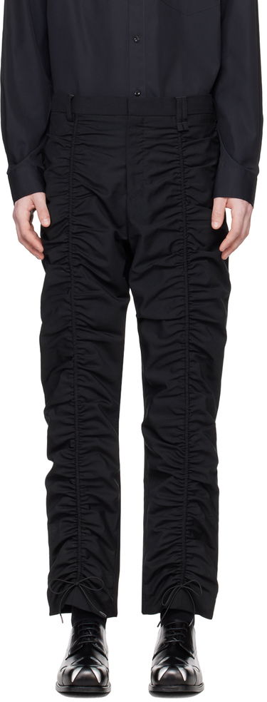 Панталони Simone Rocha Simone Rocha Ruched Trousers Черно | 4095 1075, 0