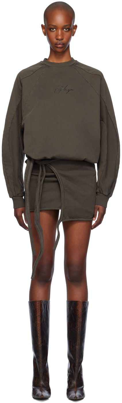 Ottolinger Drape Jersey Minidress, 0