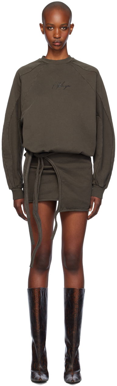 Ottolinger Drape Jersey Minidress, 0