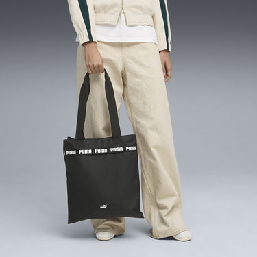 Голяма пазарска чанта Puma Phase Tape Tote Bag Черно | 091732_01, 1