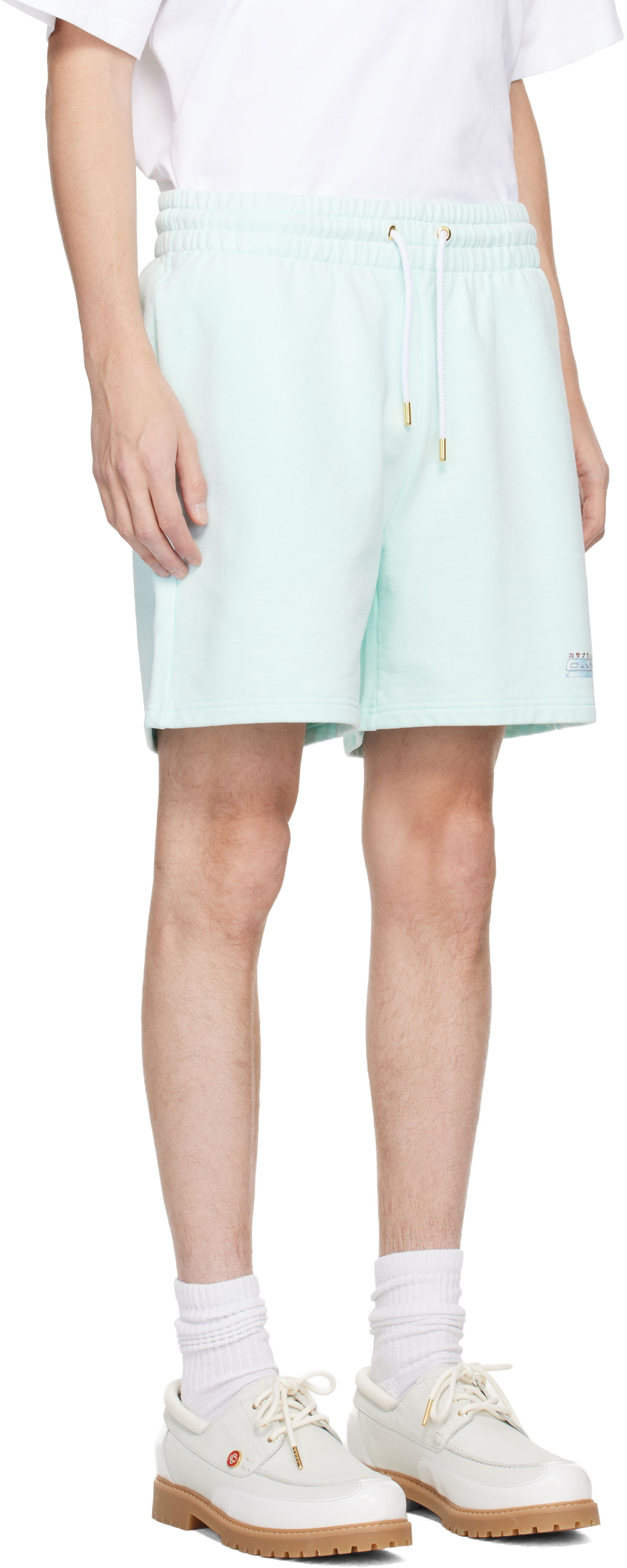 Къси панталони Casablanca Manga Tennis Ball Sweat Shorts Тюркоазено | M-AW25-JTR-003-02, 1