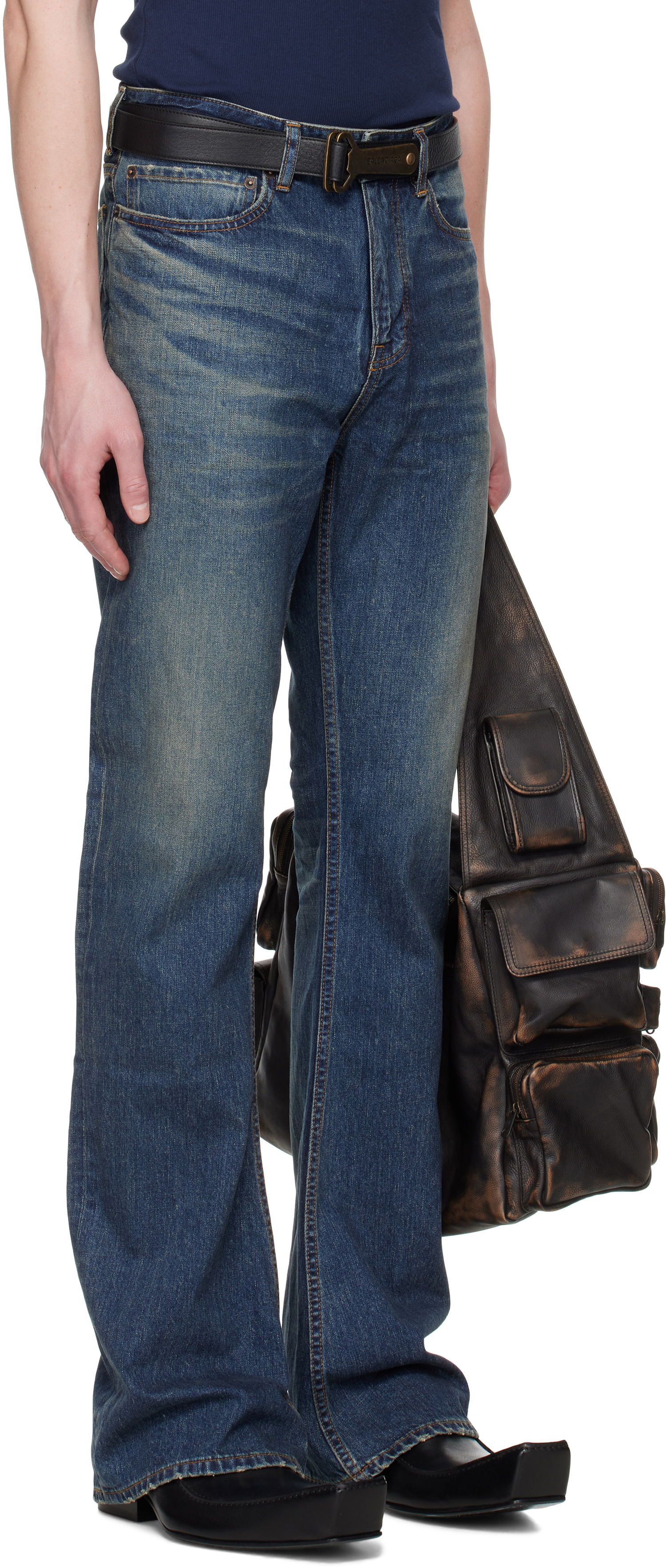 Дънки Balenciaga Balenciaga Bootcut Jeans Синьо | 751089TRW62, 1