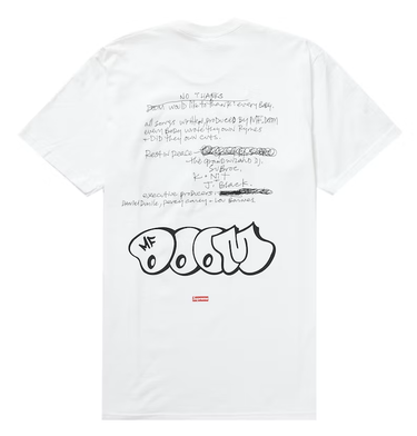 Тениска Supreme Mf Doom Tee Бяло | FW23T3 WHITE, 1