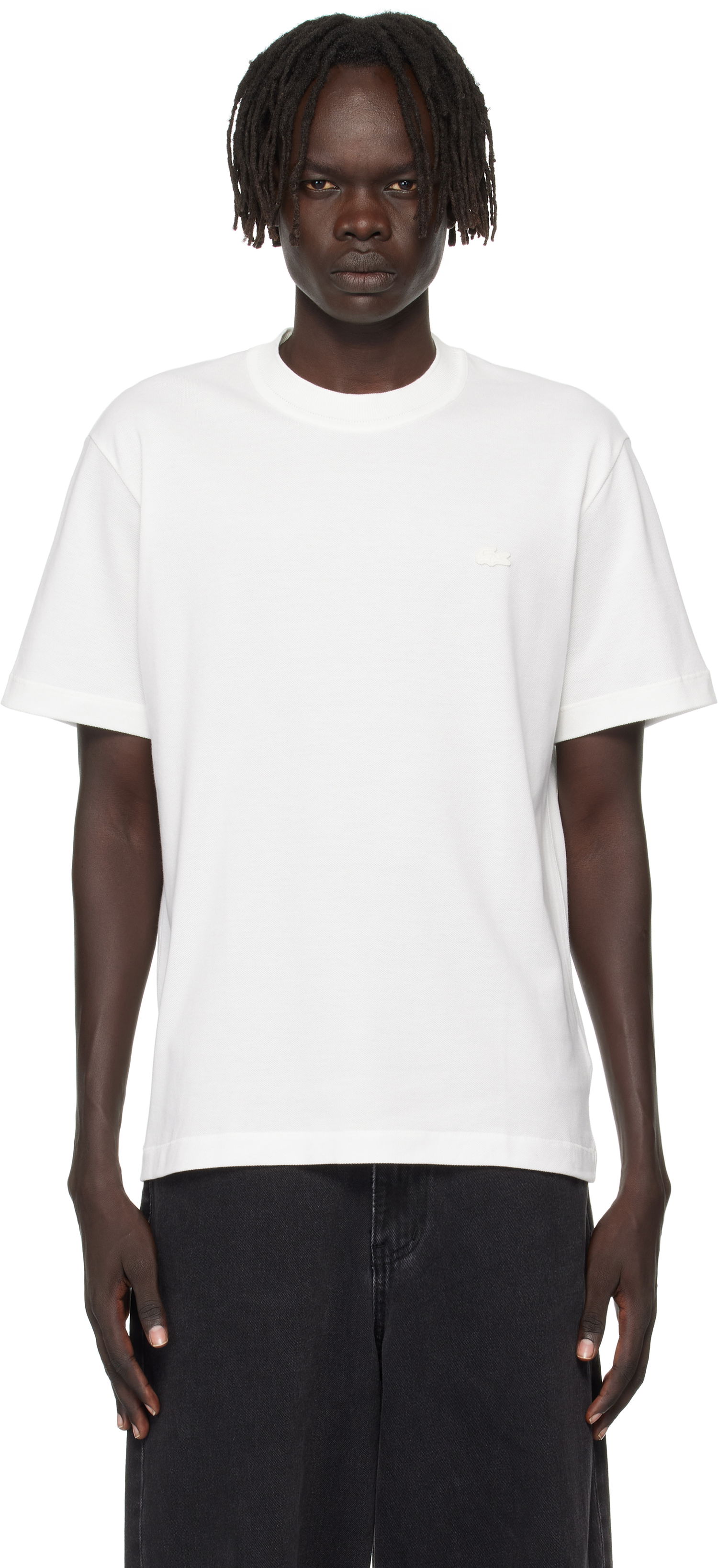 Тениска Lacoste Lacoste Back To Work Tier 0-1 T-Shirt Бяло | TH5477_70V, 0