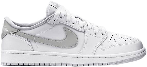 Кецове и обувки Jordan Jordan 1 Retro Low "White Neutral Grey" (2015) Бяло | 705329-100, 0