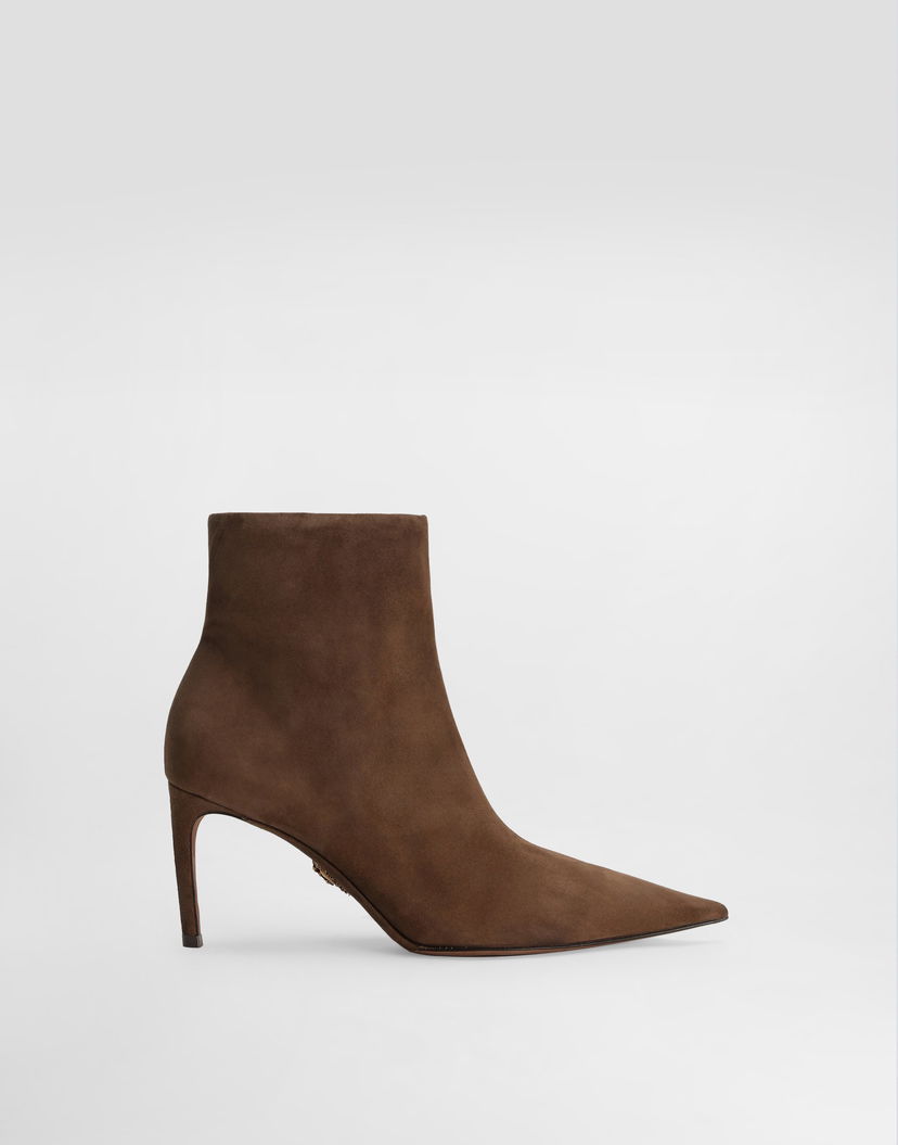 Аксесоари Dolce & Gabbana Dolce & Gabbana Devotion Suede Ankle Boots Кафяво | CT1083A127581301