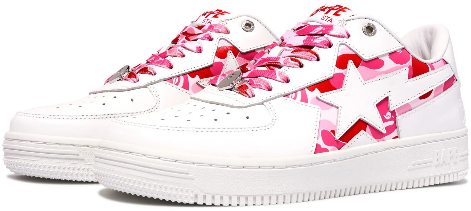Кецове и обувки BAPE Bape Sta Icon ABC Camo "Pink" Velikost Розово | 1K30-191-307-PINK, 1