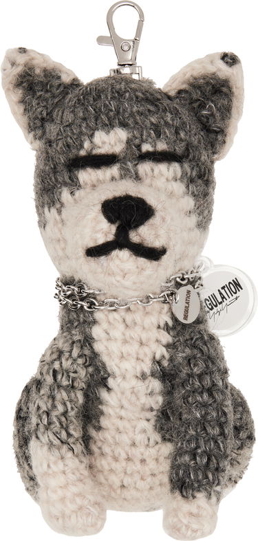 Ключодържатели Yohji Yamamoto Yohji Yamamoto Combination Knit Dog Keychain Сиво | FM-K59-902, 0