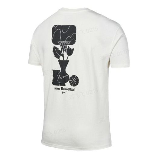 Тениска Nike Nike Basketball Loose Fit T-Shirt Бяло | DQ1906-133, 0