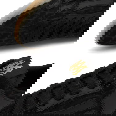 Кецове и обувки AMIRI Croc Debossed Pacific Bones Черно | AMFOSR1177-BLK, 3