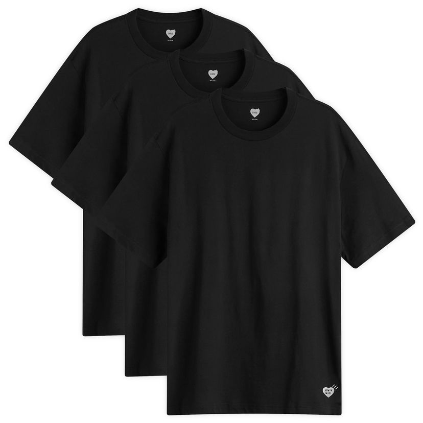 Тениска Human Made 3-Pack T-Shirts by Human Made, Size Large Черно | HM30CS037-BLK
