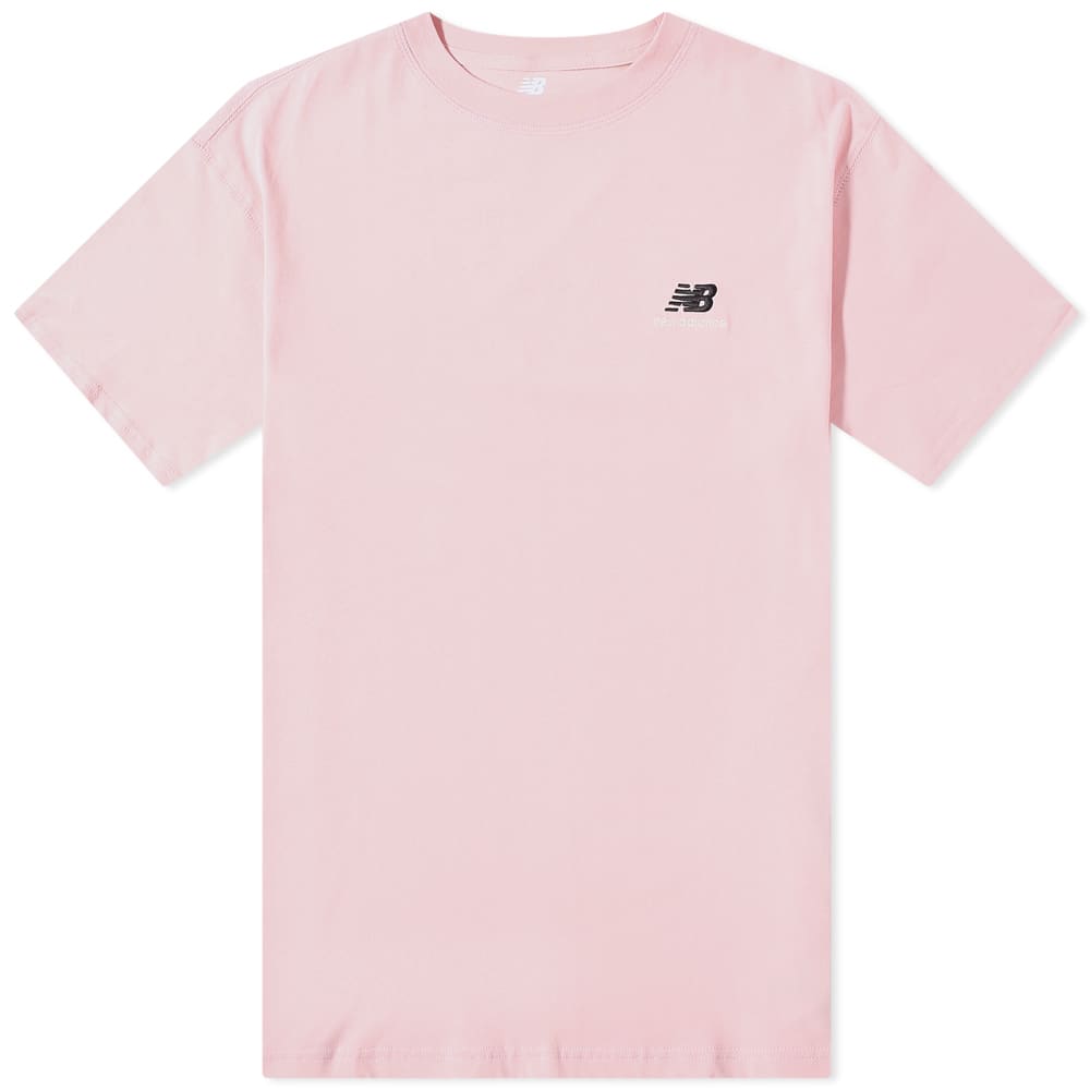 Тениска New Balance Uni-ssentials T-Shirt Розово | UT21503-PIE, 0