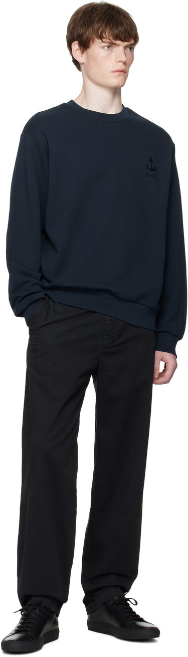 Суитчър A.P.C. A.P.C. James Sweatshirt Тъмно синьо | COHBY-H27983, 3