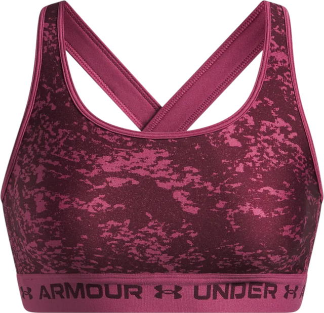 Under Armour Crossback Mid Print Sports Bra