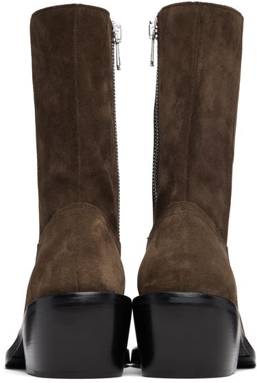 Кецове и обувки Dries Van Noten Dries Van Noten Suede Boots Кафяво | 252-021706-106, 1