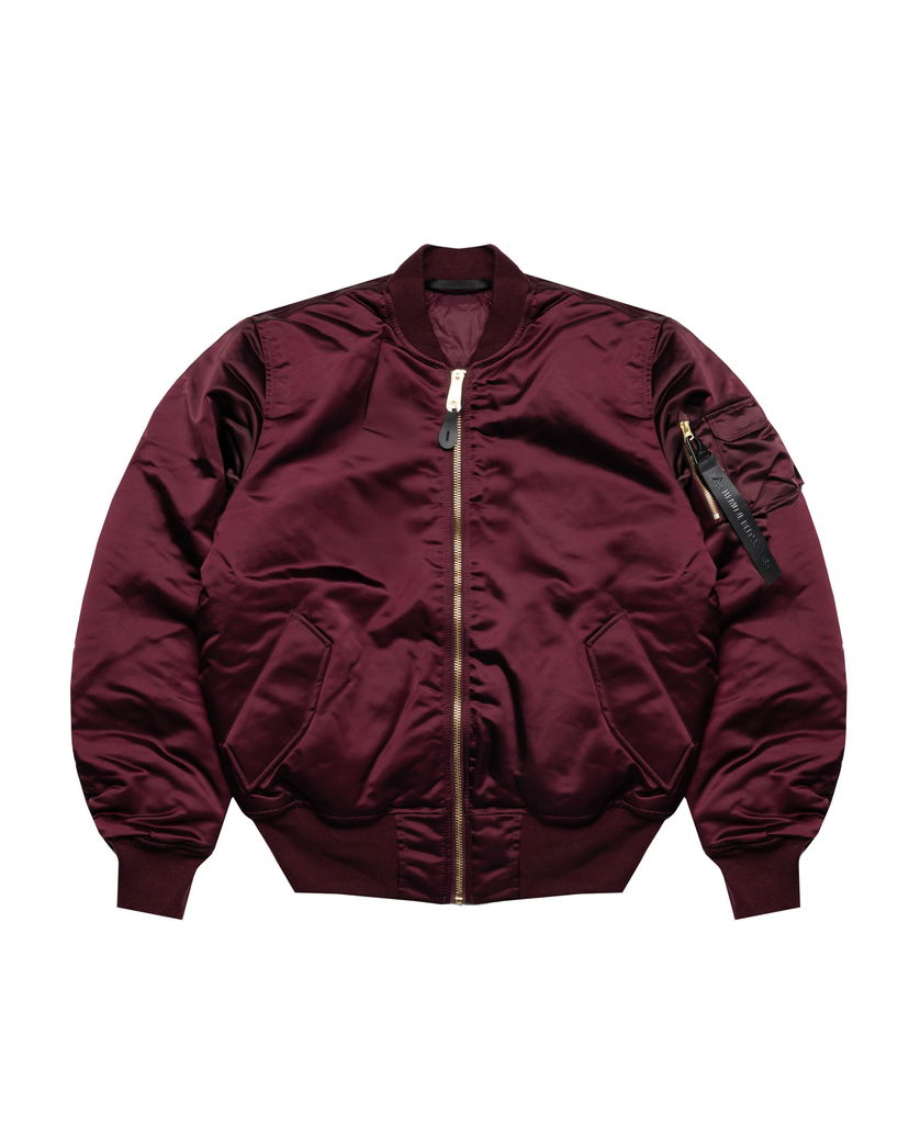 Яке бомбър Alpha Industries MA-1 Base Flight Jacket Бургунди | 756111-608