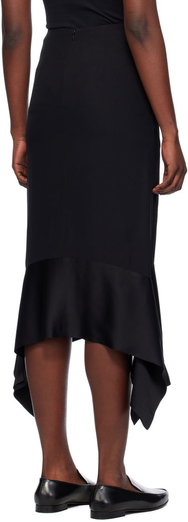 Пола TOTEME Asymmetrical Maxi Skirt Черно | 241-WRB1016-FB0020, 2