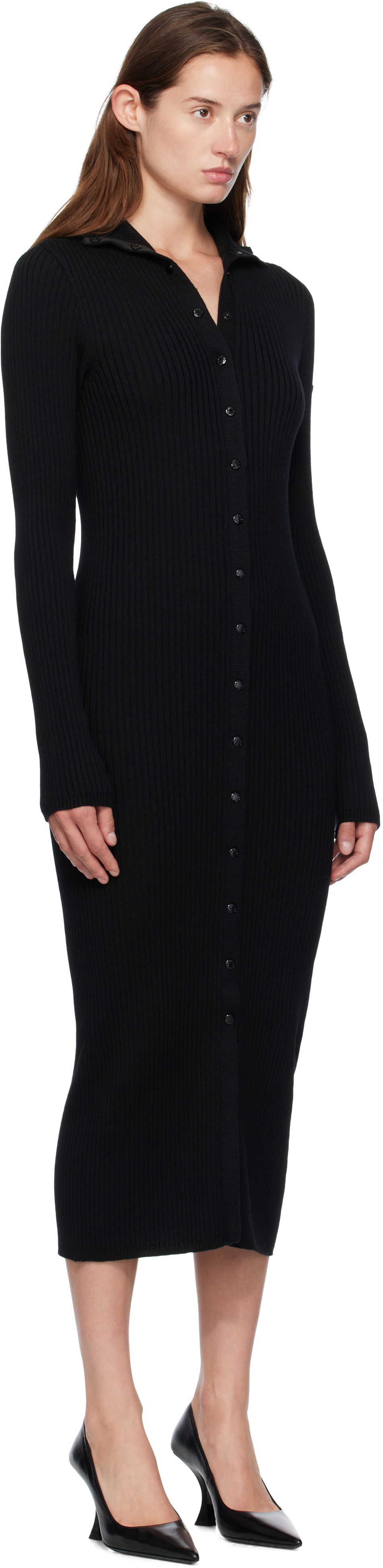 Pокля Moncler EE72 Maxi Dress Черно | K24039L00001M1131, 1