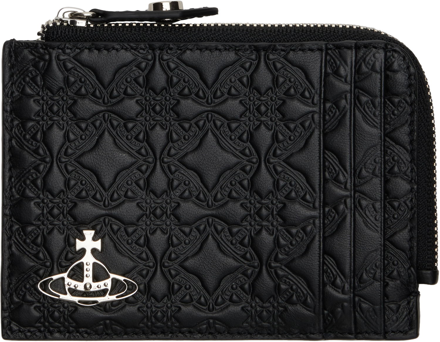 Портфейл Vivienne Westwood Vivienne Westwood Zip Card Holder Черно | 54020008U-L003E-, 0