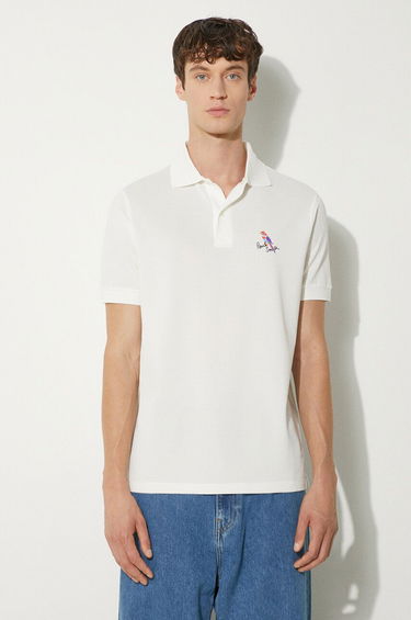 Поло тениска Paul Smith Paul Smith Applique Detail Polo Shirt Бяло | M1R.698P.NP4722, 3