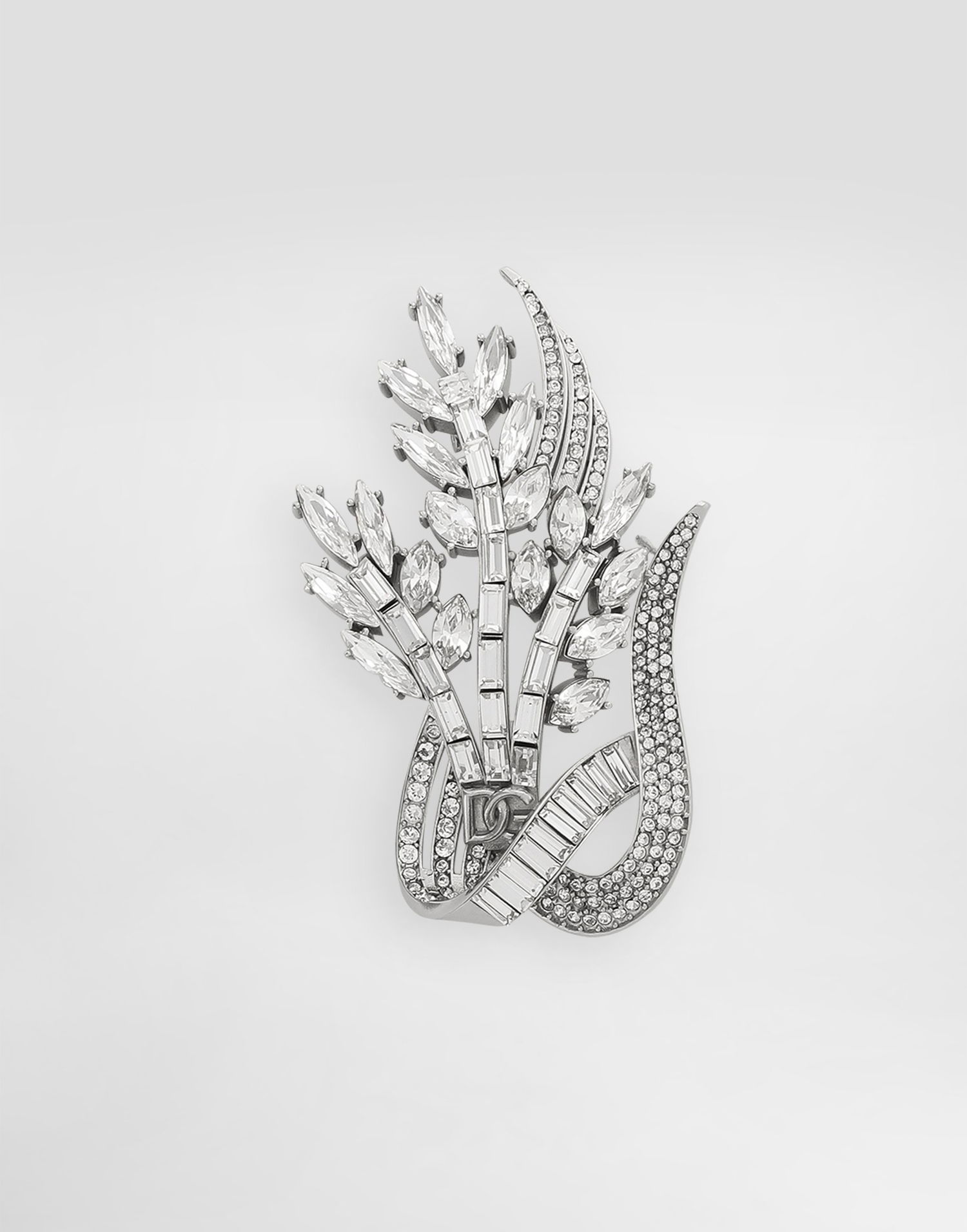 Значка Dolce & Gabbana Dolce & Gabbana Rhinestone Wheat Brooch Металик | WPR5X2W111187655, 0