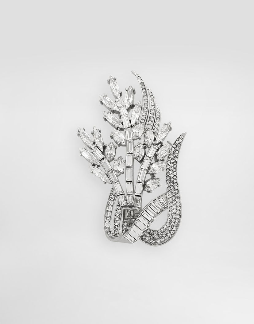 Значка Dolce & Gabbana Dolce & Gabbana Rhinestone Wheat Brooch Металик | WPR5X2W111187655