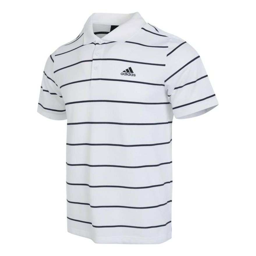 Поло тениска adidas Originals Men's Striped Polo Бяло | IA8166, 0
