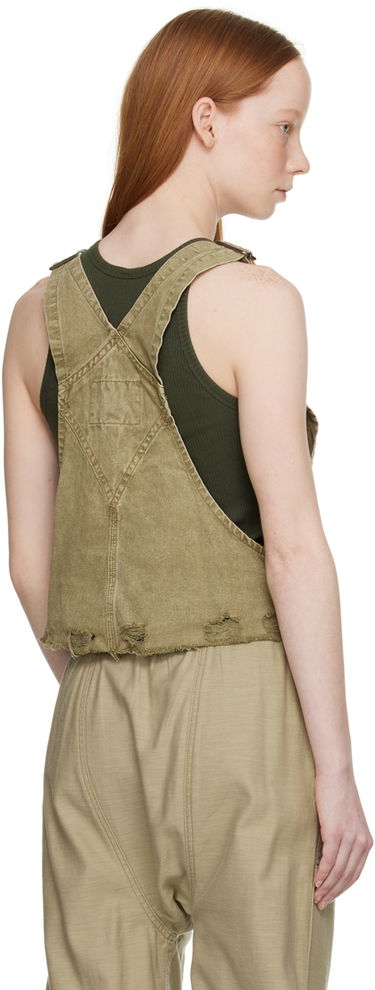 Комбинезон R13 R13 Damon Denim Tank Top Бежово | R13WD032-D110B, 2