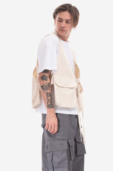 Жилетка Engineered Garments Vest Бежово | 23S1C002.CT203, 1