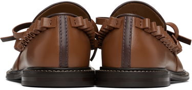 Кецове и обувки JW Anderson JW Anderson Ruffle Loafers Кафяво | FW0166-LA0323, 1