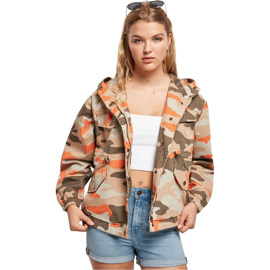 Яке Urban Classics Oversized Parka Jacket Многоцветен | TB3429 Brick Camo, 0