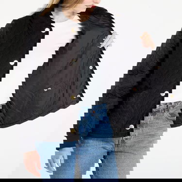 Яке Barbour Marla Quilted Jacket with Corduroy Trim Черно | LQU1836BK91, 3