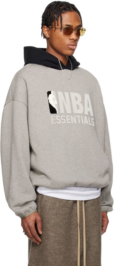 Суитчър Fear of God ESSENTIALS NBA Pull-Over Hoodie Сиво | 192AL246500F, 1