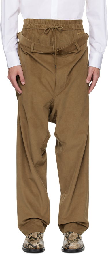 Панталони Vivienne Westwood Vivienne Westwood Builder Drop Crotch Corduroy Trousers Кафяво | 2F01001R-W0186-, 0