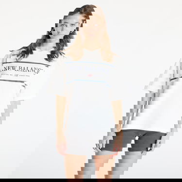 Тениска New Balance Athletics Nautical T-Shirt Бяло | WT51910SST, 0