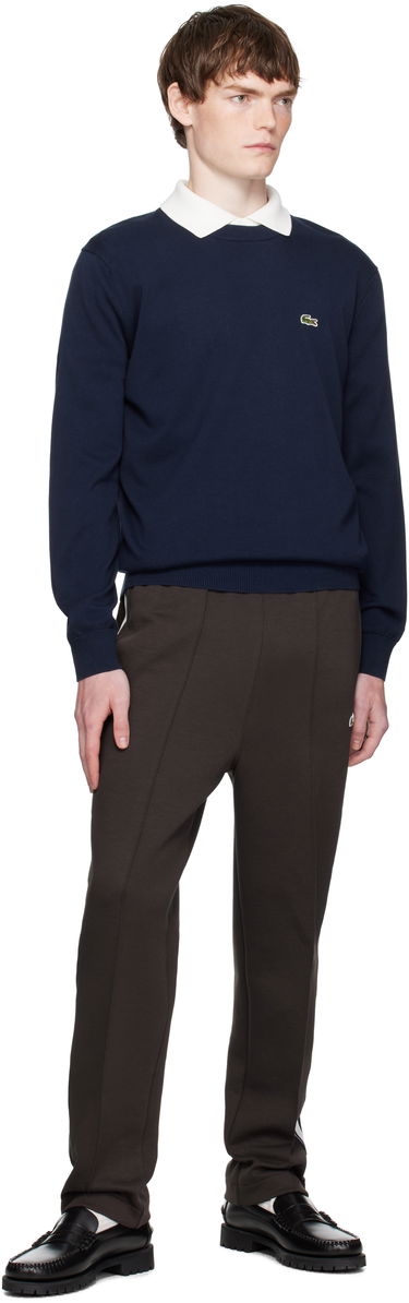 Спортни панталони Lacoste Designer Sweatpants Кафяво | XH5824_SKB, 3