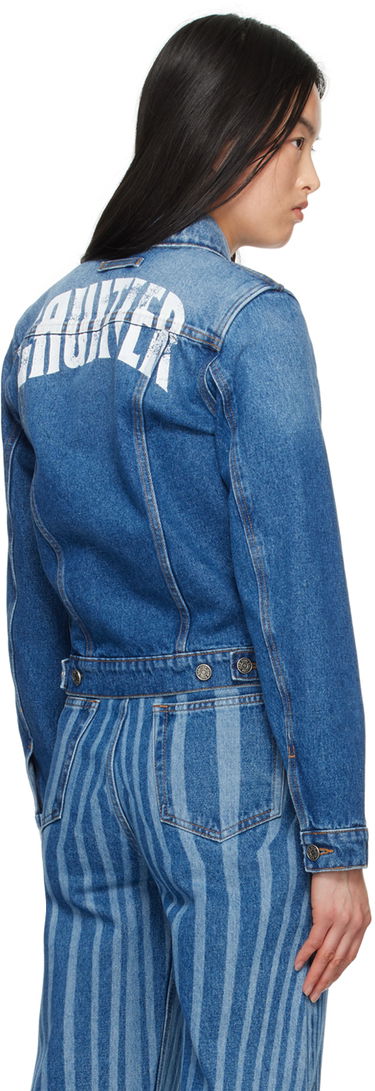 Яке Jean Paul Gaultier Gaultier Printed Denim Jacket Синьо | 24/25-U-VE040I-D013-5701, 2