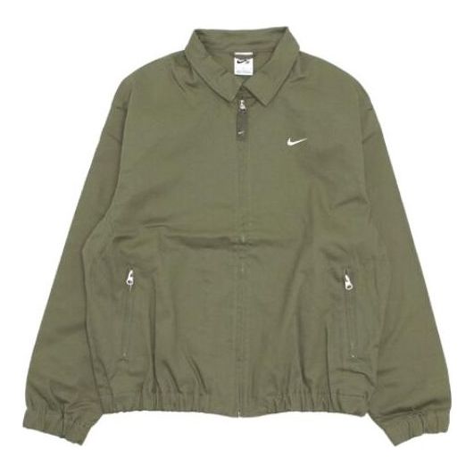 Ветровка Nike Casual Logo Lapel Jacket Зелено | DQ6335-222, 0