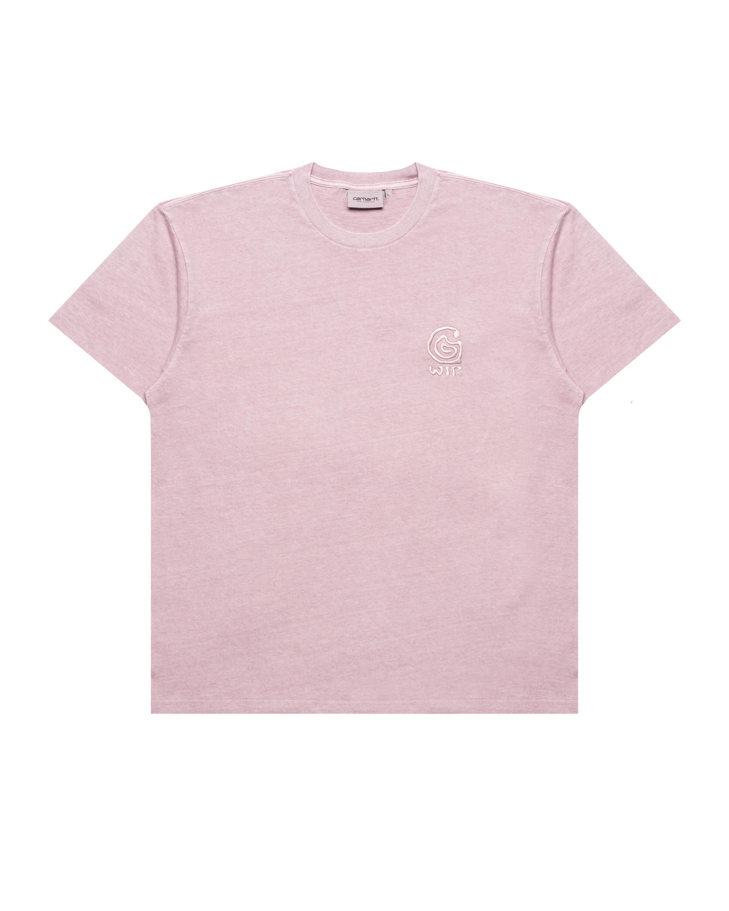 Тениска Carhartt WIP T-Shirt Embroidered Helix Redux Розово | I035485.2ZVGD, 0