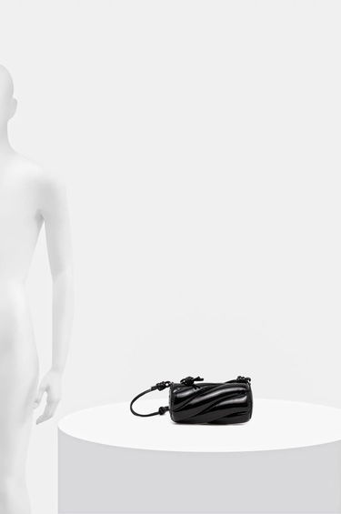 Чанта през рамо Fiorucci Mini Vinyl Crossbody Bag Черно | U01FPABA002VN02BK01, 5