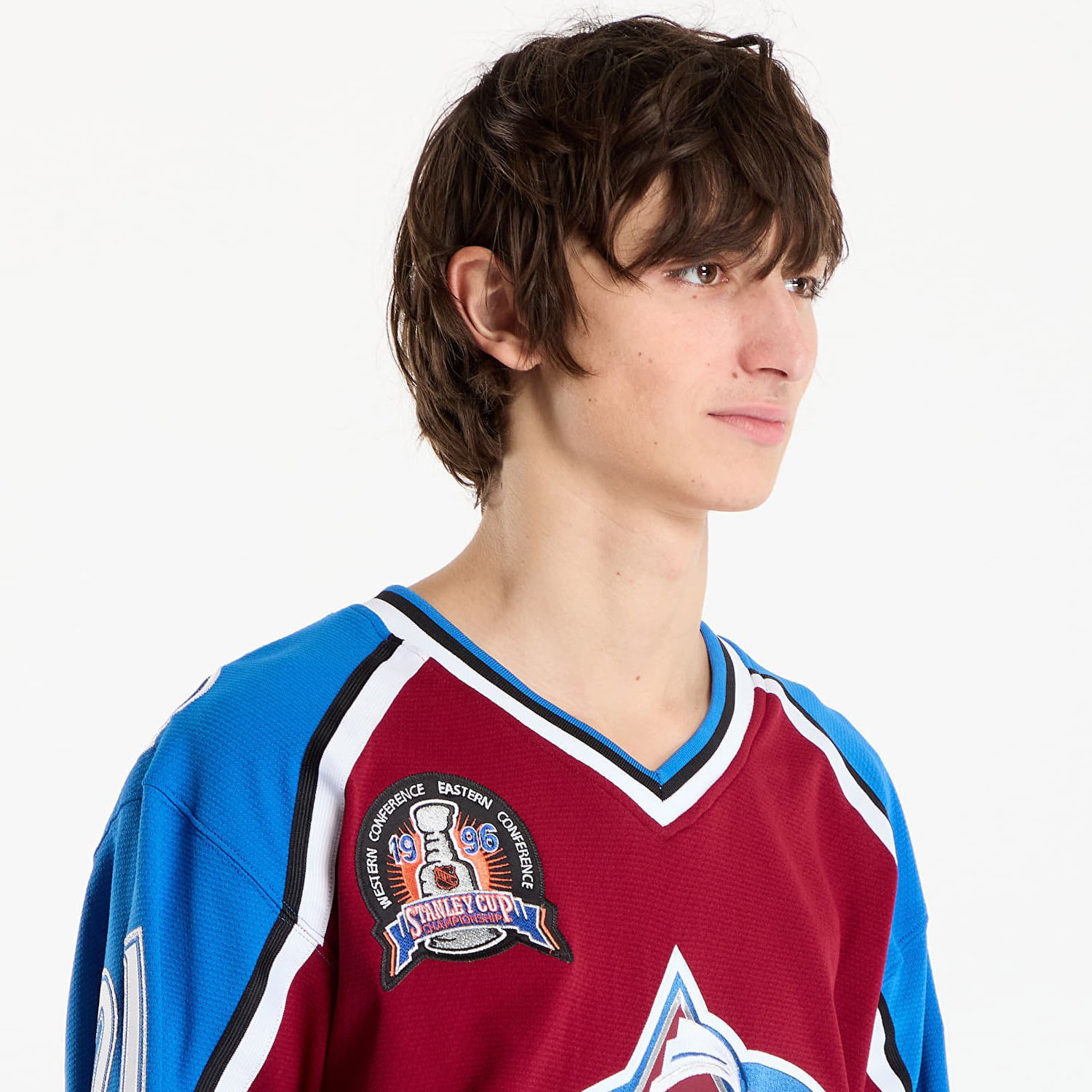 Фланелка Mitchell & Ness NHL Avalanche 1995 Peter Forsberg Hockey Jersey Многоцветен | JY9018-CAVMARO, 1