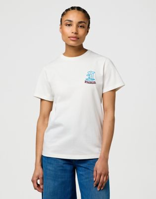 Тениска Wrangler Regular Graphic Tee XXL Бяло | 112370769:XXL, 0