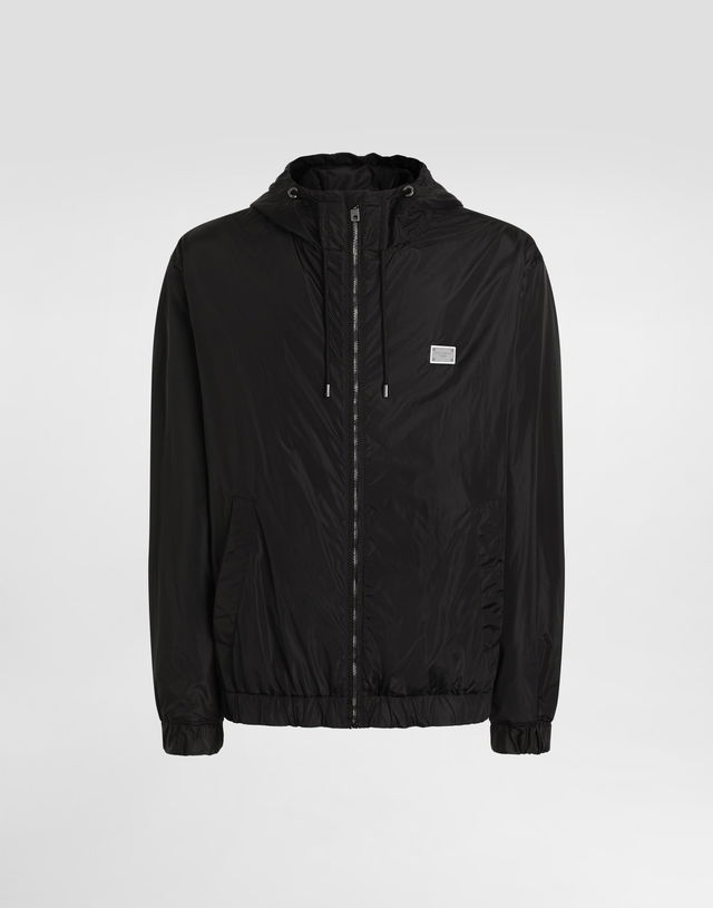 Dolce & Gabbana Technical Fabric Hooded Jacket with Tag