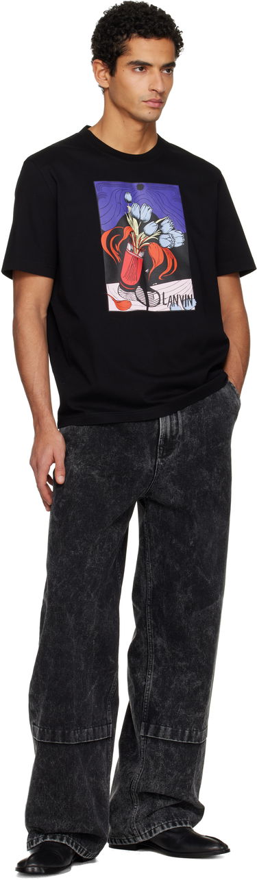 Тениска LANVIN Vase Print T-shirt Черно | RM-TS0115-J291-E25, 3