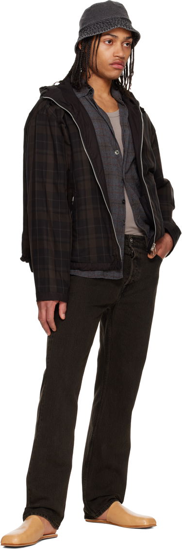 Пухо яке OUR LEGACY Our Legacy Riviera Plaid Jacket Кафяво | M2251RBSC, 3