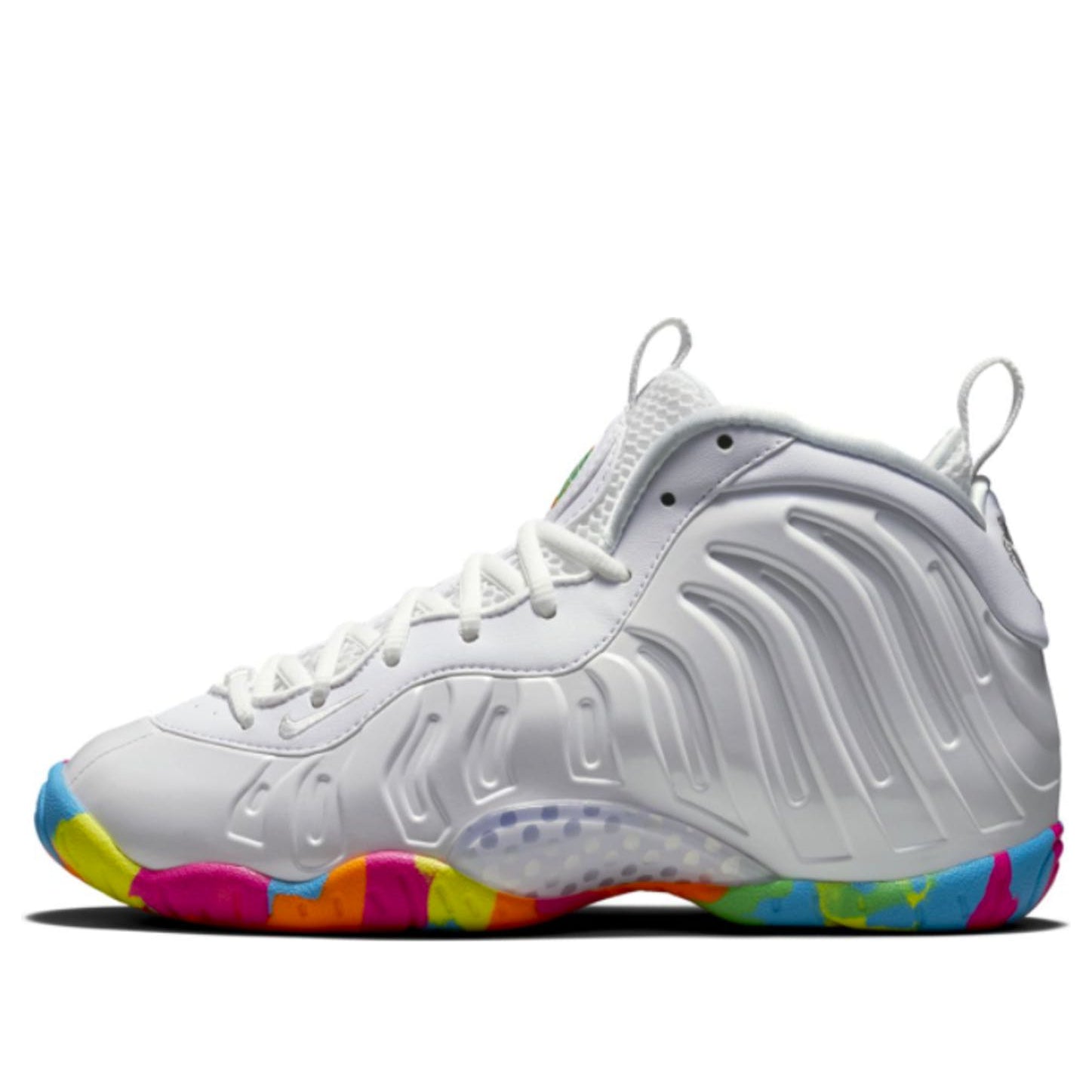 Кецове и обувки Nike Little Posite One Fruity Pebbles Бяло | 644791-100, 0