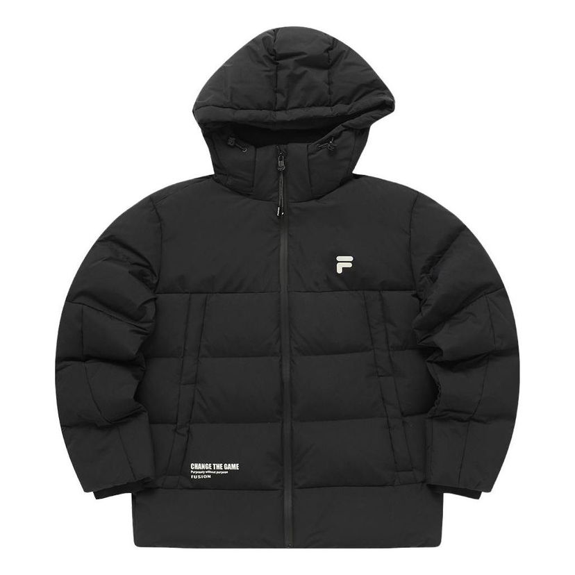 Пухо яке FILA Fusion Hooded Down Jacket Черно | T11M341903A-BK
